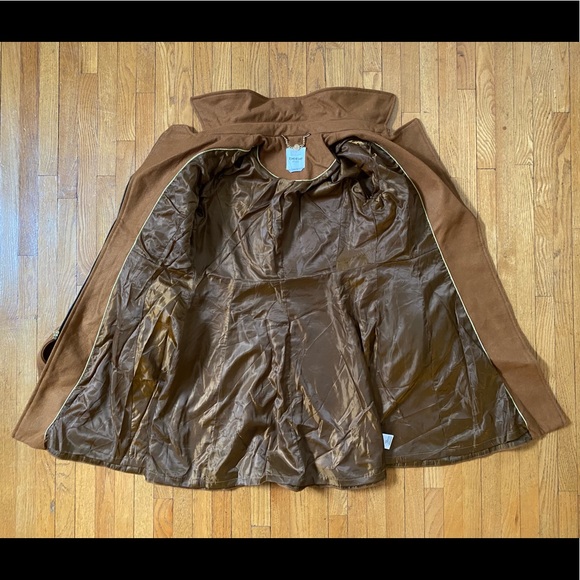 Bebe Brown Wool Trench Coat-Read description. - Picture 8 of 13